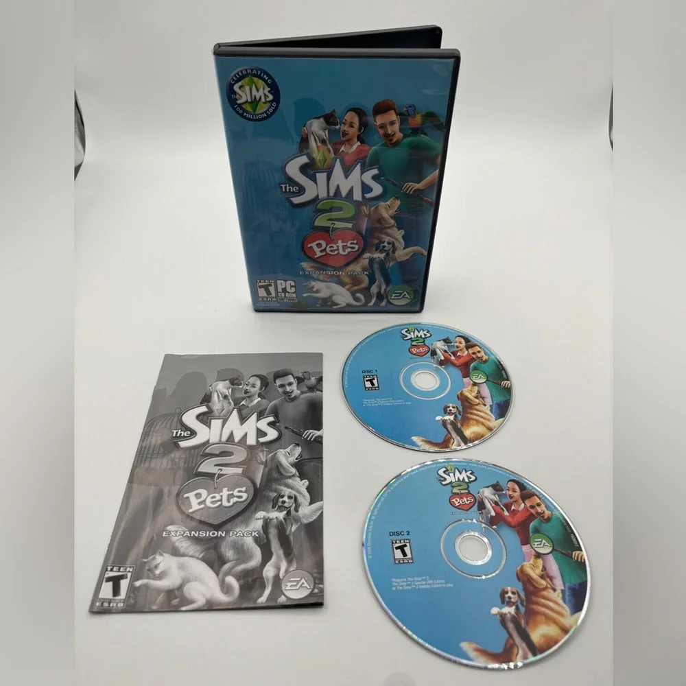 The Sims 2 Pets Expansion Pack - PC Game with Blue Cover